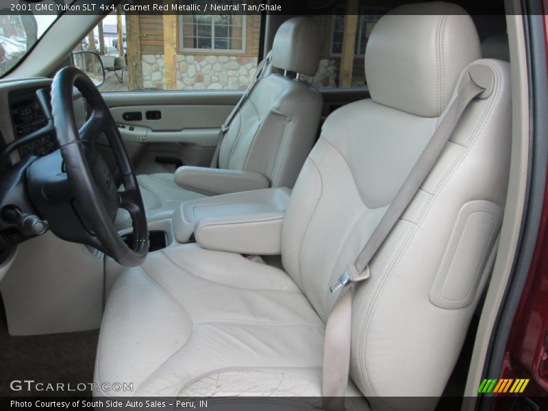 Garnet Red Metallic / Neutral Tan/Shale 2001 GMC Yukon SLT 4x4