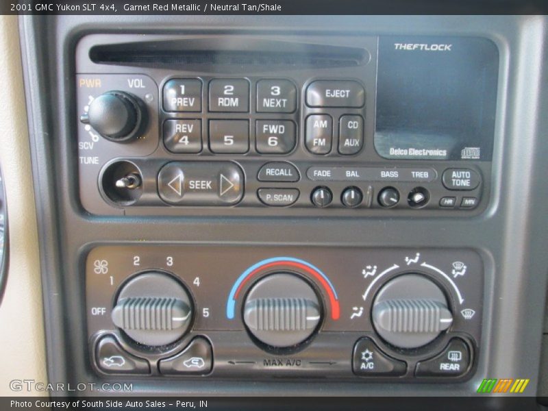 Garnet Red Metallic / Neutral Tan/Shale 2001 GMC Yukon SLT 4x4