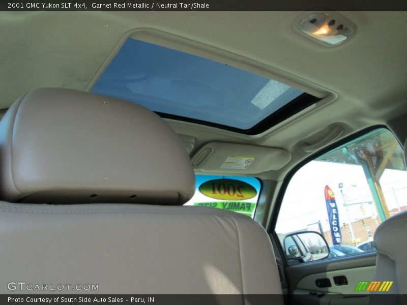 Garnet Red Metallic / Neutral Tan/Shale 2001 GMC Yukon SLT 4x4