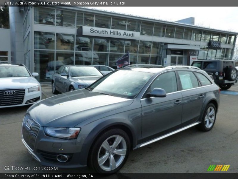 Monsoon Grey Metallic / Black 2013 Audi Allroad 2.0T quattro Avant