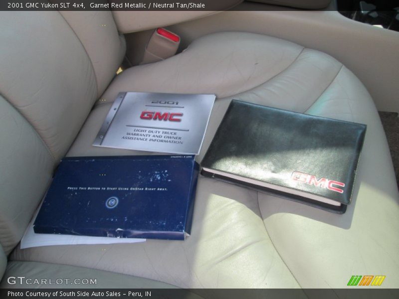 Garnet Red Metallic / Neutral Tan/Shale 2001 GMC Yukon SLT 4x4