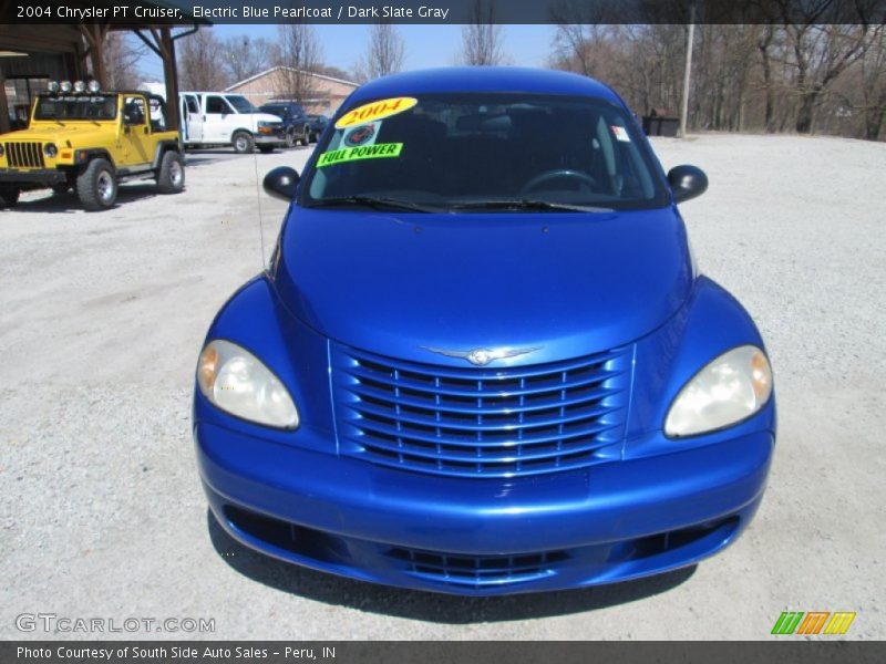 Electric Blue Pearlcoat / Dark Slate Gray 2004 Chrysler PT Cruiser