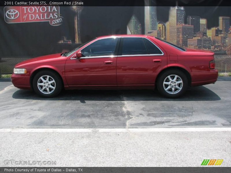 Crimson Red / Shale 2001 Cadillac Seville STS