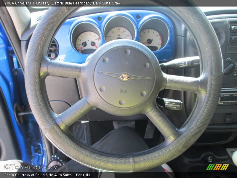 Electric Blue Pearlcoat / Dark Slate Gray 2004 Chrysler PT Cruiser