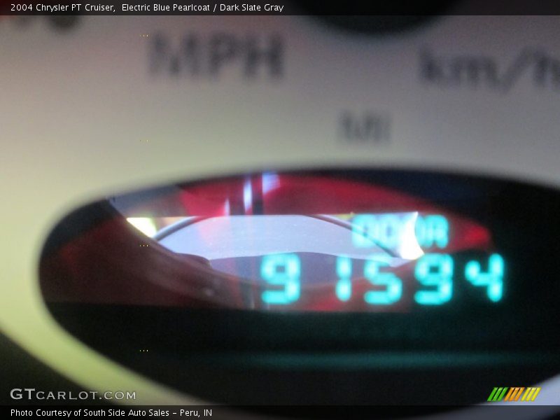 Electric Blue Pearlcoat / Dark Slate Gray 2004 Chrysler PT Cruiser