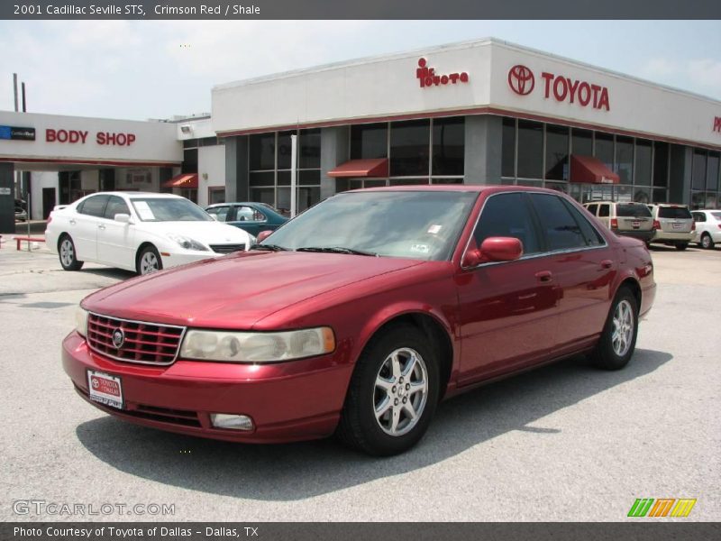 Crimson Red / Shale 2001 Cadillac Seville STS