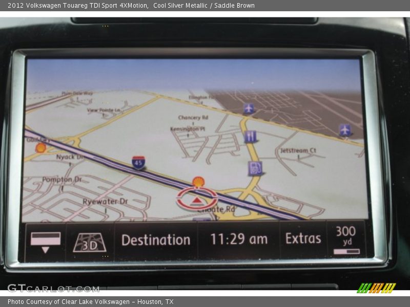 Cool Silver Metallic / Saddle Brown 2012 Volkswagen Touareg TDI Sport 4XMotion
