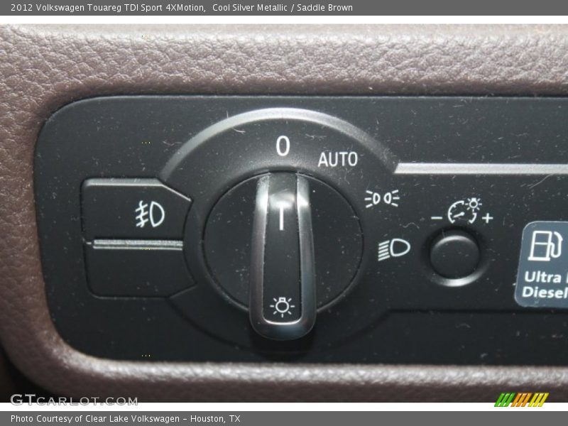 Cool Silver Metallic / Saddle Brown 2012 Volkswagen Touareg TDI Sport 4XMotion