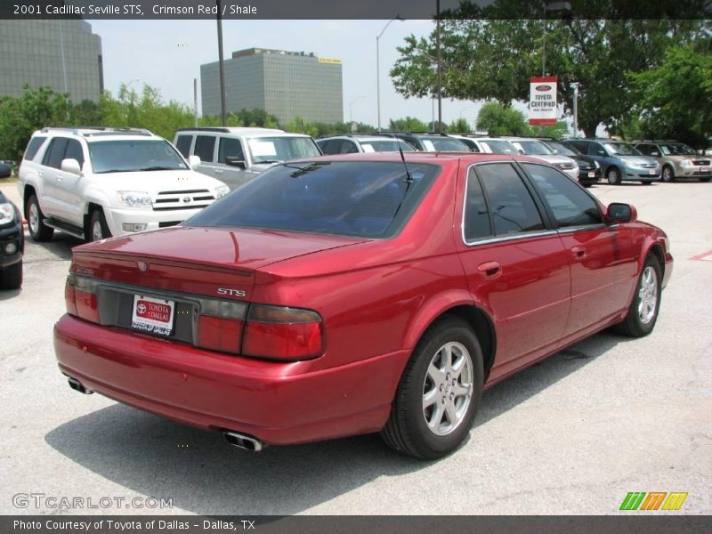 Crimson Red / Shale 2001 Cadillac Seville STS