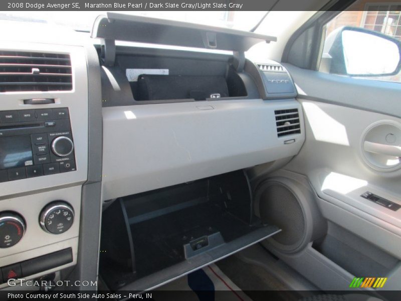 Marathon Blue Pearl / Dark Slate Gray/Light Slate Gray 2008 Dodge Avenger SE