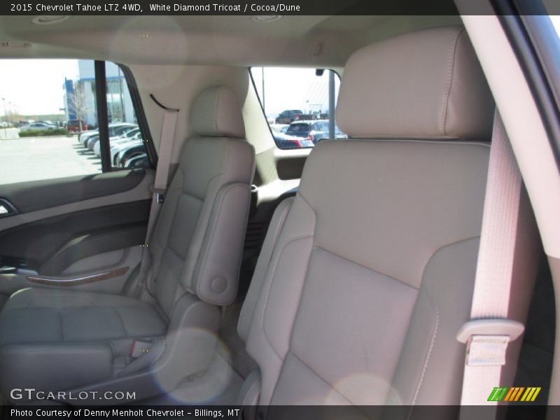 White Diamond Tricoat / Cocoa/Dune 2015 Chevrolet Tahoe LTZ 4WD