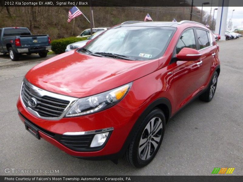 Front 3/4 View of 2012 Sportage EX AWD