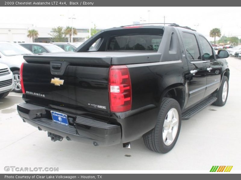 Black / Ebony 2009 Chevrolet Avalanche LTZ 4x4