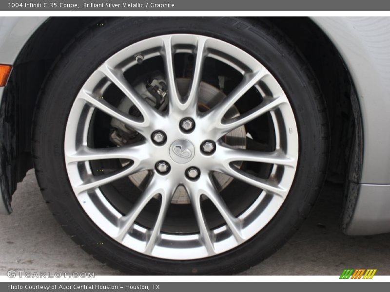 Brilliant Silver Metallic / Graphite 2004 Infiniti G 35 Coupe