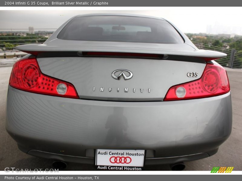 Brilliant Silver Metallic / Graphite 2004 Infiniti G 35 Coupe