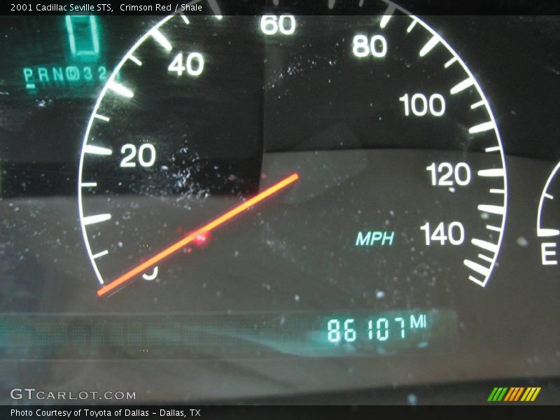 Crimson Red / Shale 2001 Cadillac Seville STS