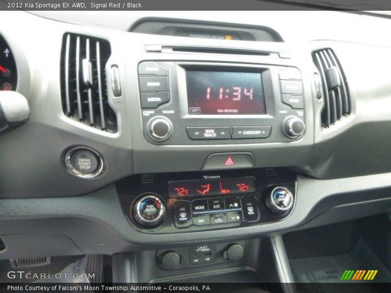 Signal Red / Black 2012 Kia Sportage EX AWD