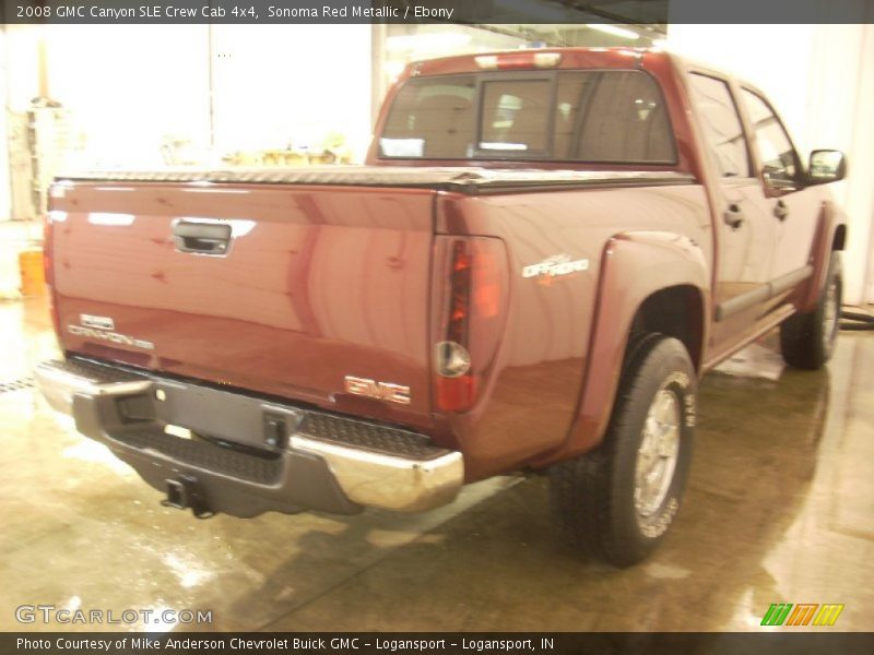 Sonoma Red Metallic / Ebony 2008 GMC Canyon SLE Crew Cab 4x4