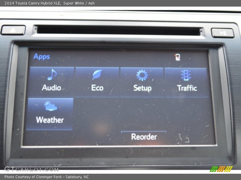 Super White / Ash 2014 Toyota Camry Hybrid XLE