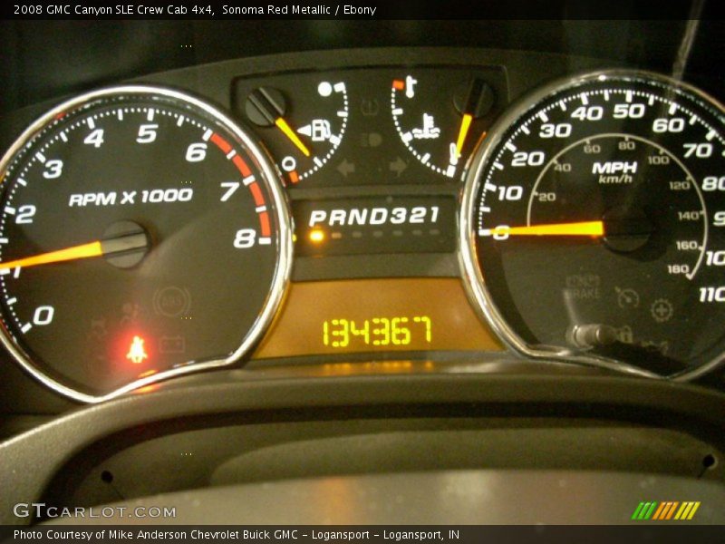 Sonoma Red Metallic / Ebony 2008 GMC Canyon SLE Crew Cab 4x4