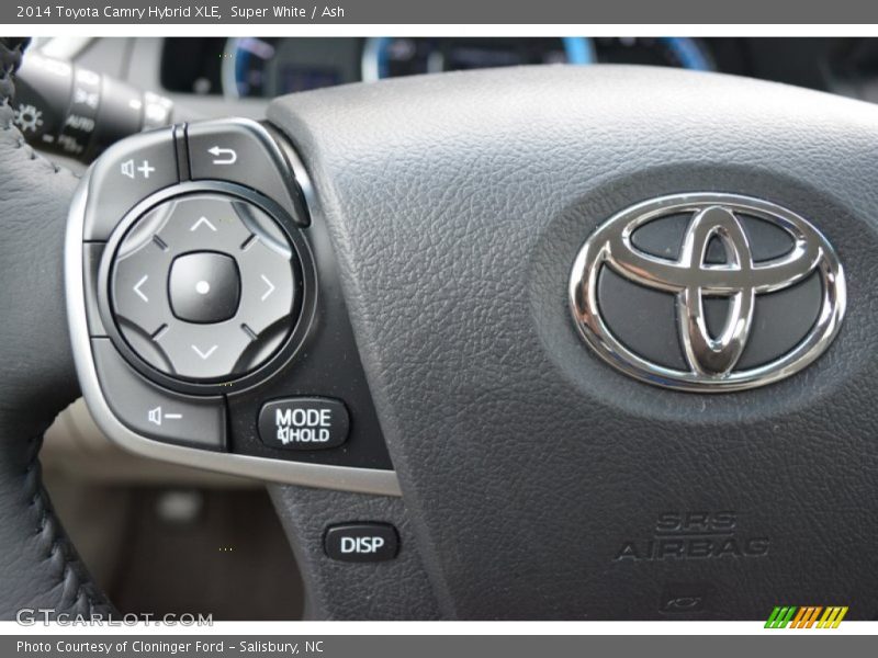 Super White / Ash 2014 Toyota Camry Hybrid XLE