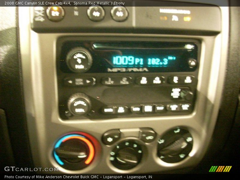 Sonoma Red Metallic / Ebony 2008 GMC Canyon SLE Crew Cab 4x4