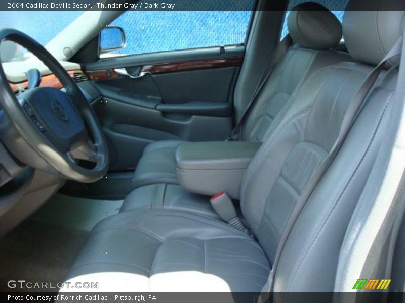 Thunder Gray / Dark Gray 2004 Cadillac DeVille Sedan