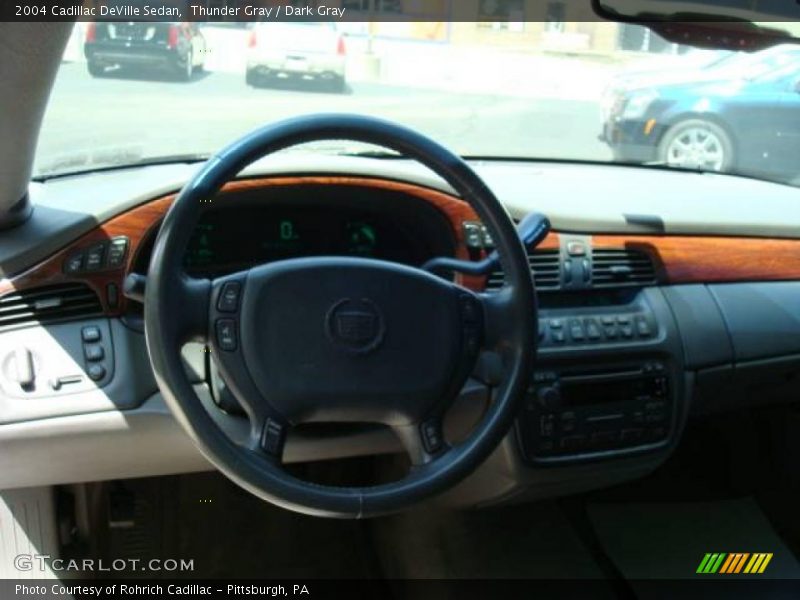 Thunder Gray / Dark Gray 2004 Cadillac DeVille Sedan