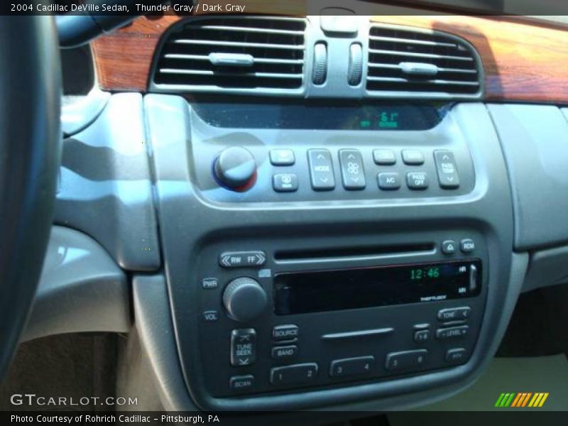 Thunder Gray / Dark Gray 2004 Cadillac DeVille Sedan