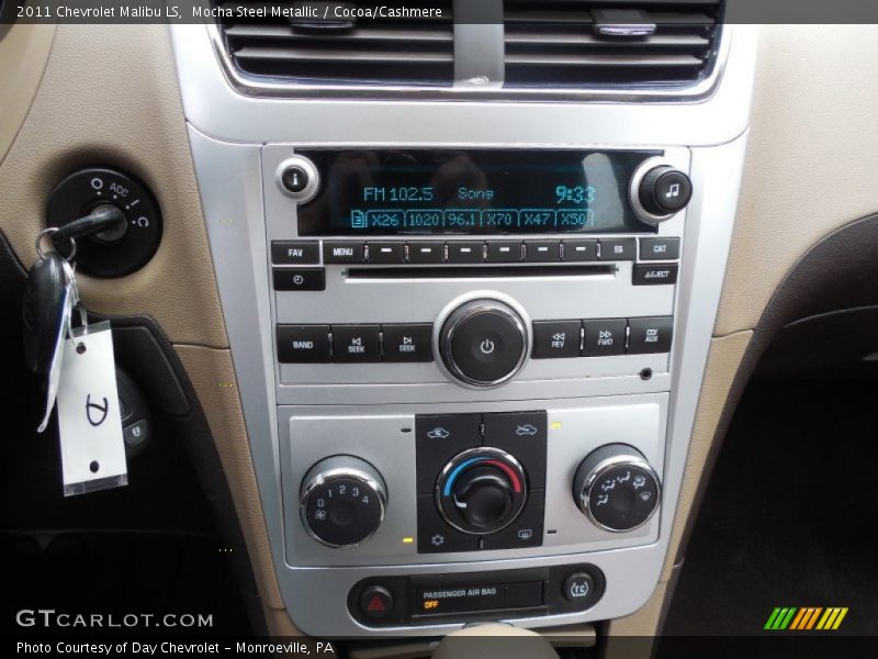 Mocha Steel Metallic / Cocoa/Cashmere 2011 Chevrolet Malibu LS