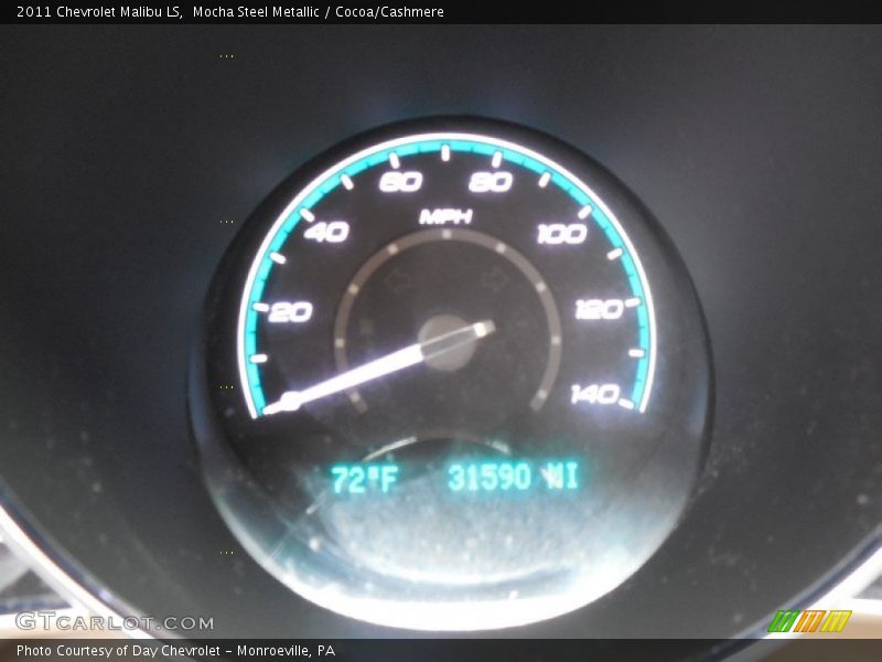 Mocha Steel Metallic / Cocoa/Cashmere 2011 Chevrolet Malibu LS