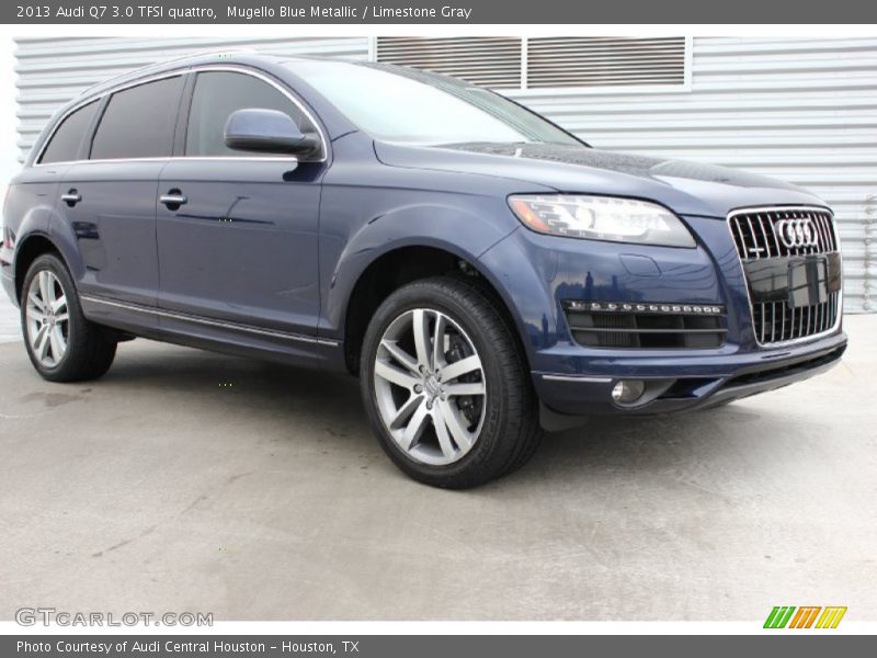 Mugello Blue Metallic / Limestone Gray 2013 Audi Q7 3.0 TFSI quattro