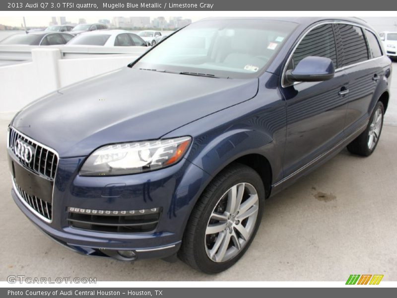 Mugello Blue Metallic / Limestone Gray 2013 Audi Q7 3.0 TFSI quattro