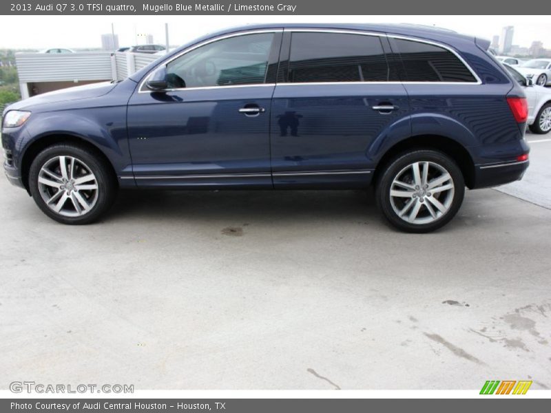 Mugello Blue Metallic / Limestone Gray 2013 Audi Q7 3.0 TFSI quattro