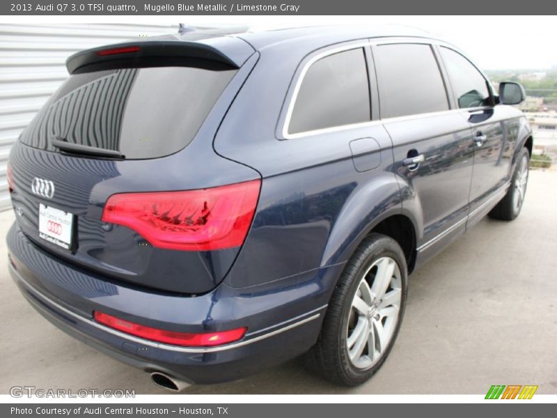 Mugello Blue Metallic / Limestone Gray 2013 Audi Q7 3.0 TFSI quattro