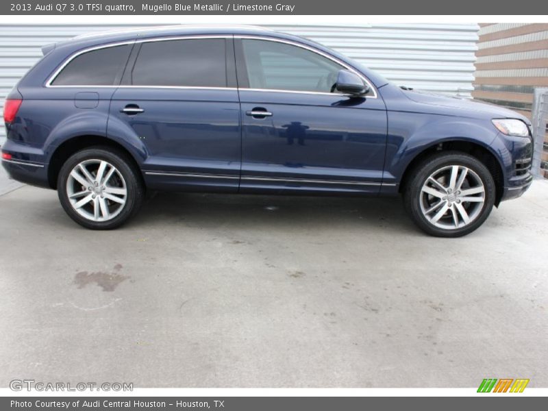 Mugello Blue Metallic / Limestone Gray 2013 Audi Q7 3.0 TFSI quattro