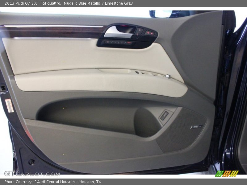 Mugello Blue Metallic / Limestone Gray 2013 Audi Q7 3.0 TFSI quattro