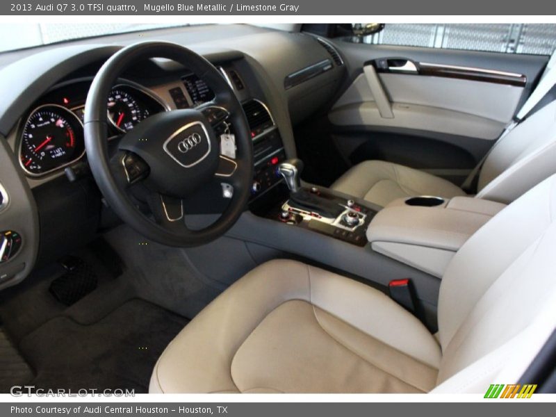 Mugello Blue Metallic / Limestone Gray 2013 Audi Q7 3.0 TFSI quattro