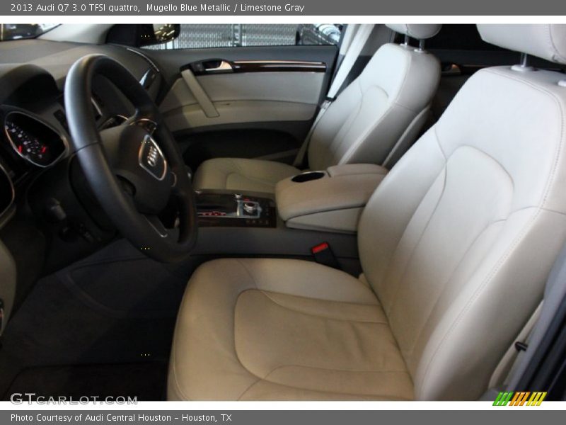 Mugello Blue Metallic / Limestone Gray 2013 Audi Q7 3.0 TFSI quattro