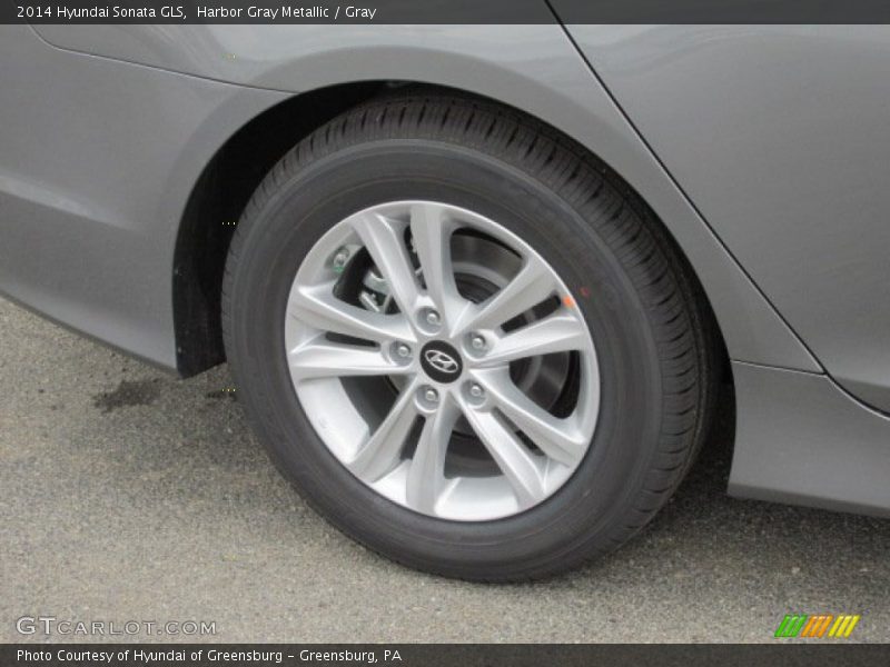 Harbor Gray Metallic / Gray 2014 Hyundai Sonata GLS