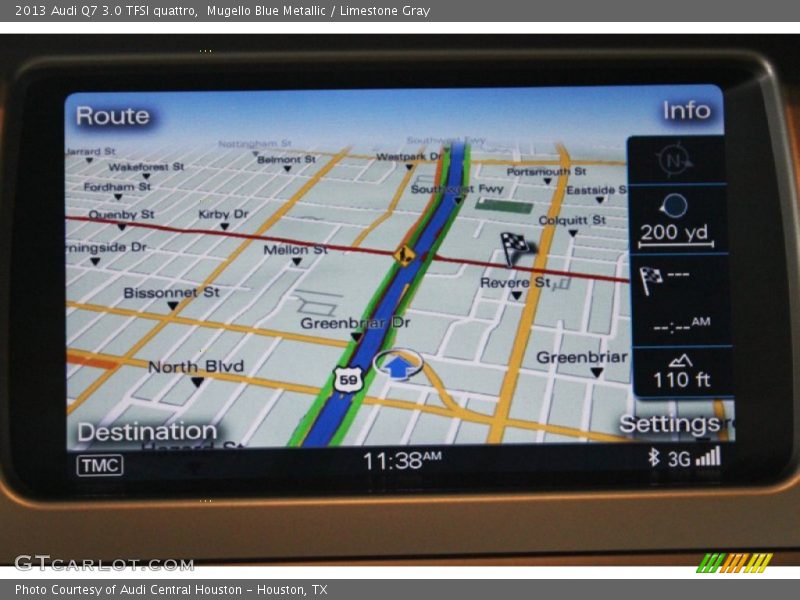 Mugello Blue Metallic / Limestone Gray 2013 Audi Q7 3.0 TFSI quattro