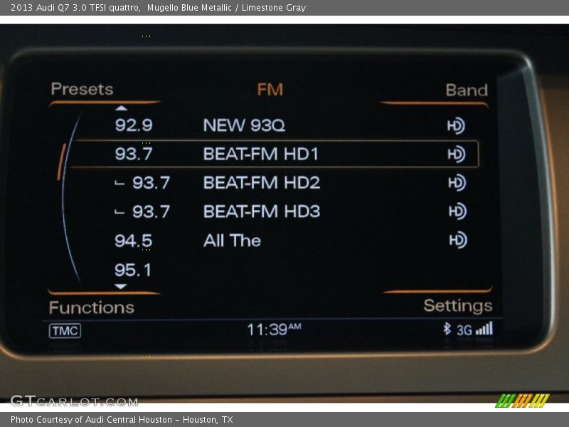 Mugello Blue Metallic / Limestone Gray 2013 Audi Q7 3.0 TFSI quattro
