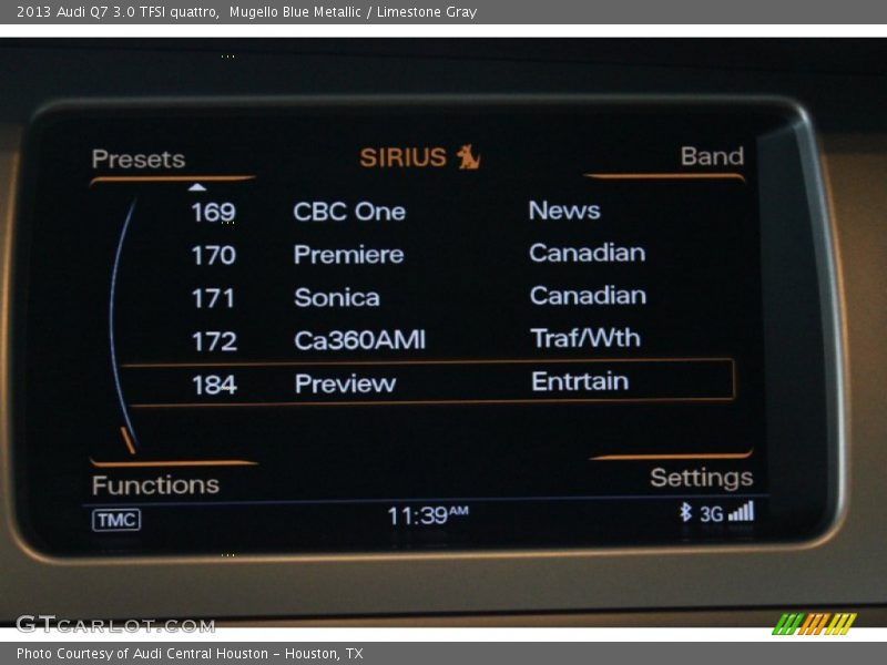 Mugello Blue Metallic / Limestone Gray 2013 Audi Q7 3.0 TFSI quattro