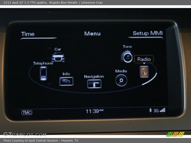 Mugello Blue Metallic / Limestone Gray 2013 Audi Q7 3.0 TFSI quattro