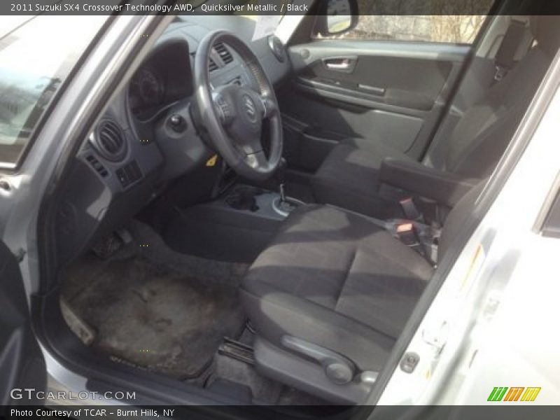 Quicksilver Metallic / Black 2011 Suzuki SX4 Crossover Technology AWD