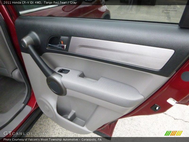 Tango Red Pearl / Gray 2011 Honda CR-V EX 4WD