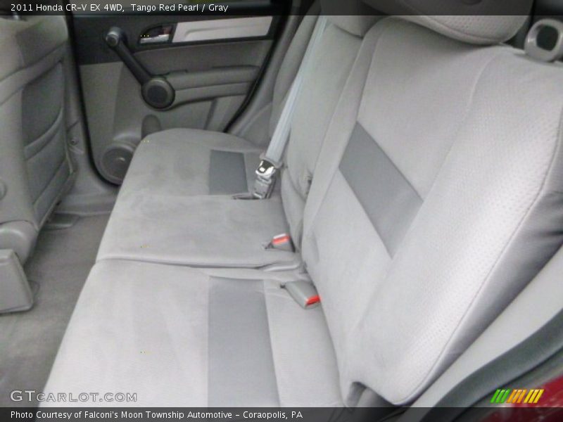 Tango Red Pearl / Gray 2011 Honda CR-V EX 4WD