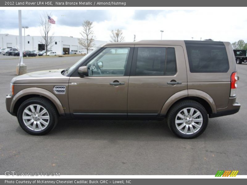 Nara Bronze Metallic / Almond/Nutmeg 2012 Land Rover LR4 HSE