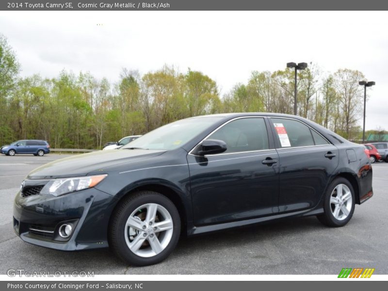 Cosmic Gray Metallic / Black/Ash 2014 Toyota Camry SE