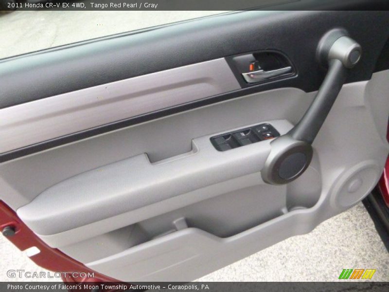 Tango Red Pearl / Gray 2011 Honda CR-V EX 4WD